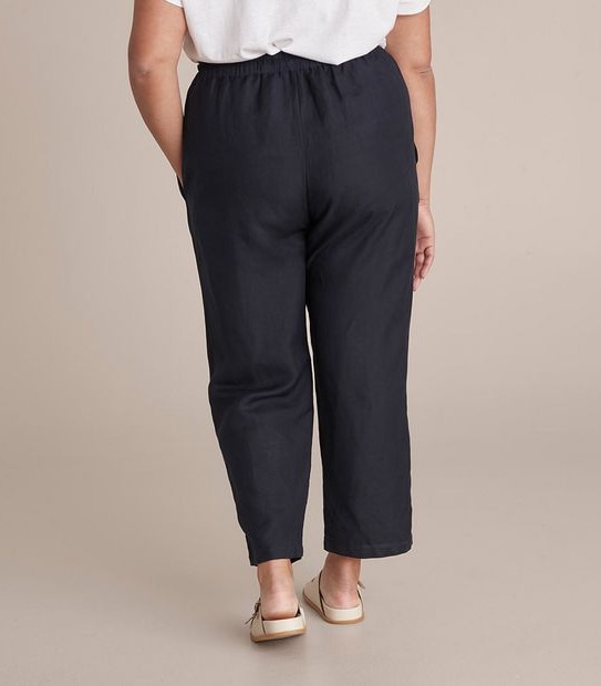 Curve Linen Blend Jogger Pants Target Australia