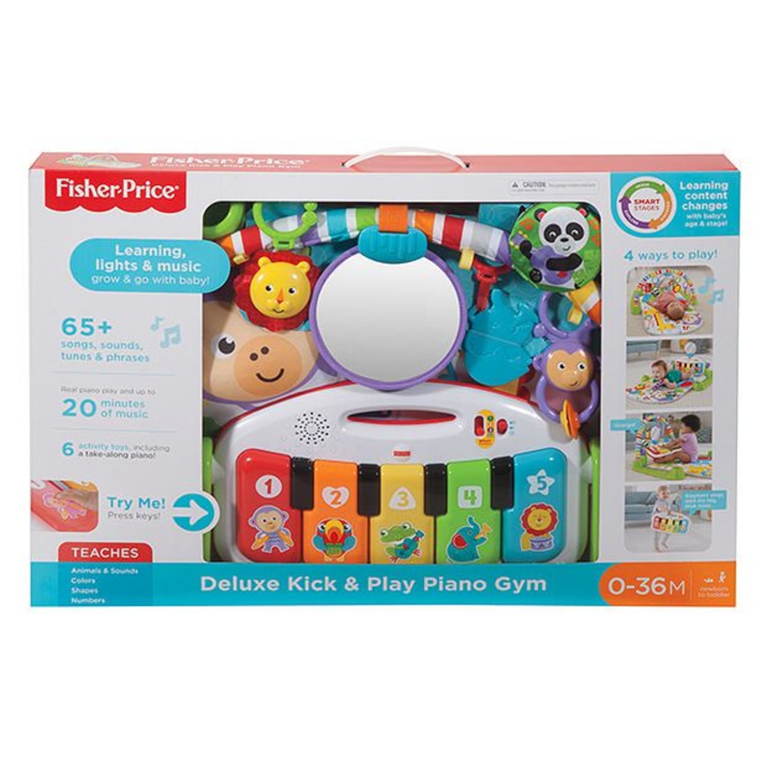 Fisher Price Kick Play Piano Gym Assorted Target Australia