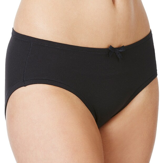 Soft Comfort Hipster Briefs - Black Soft Comfort Hipster Briefs - Black