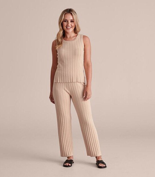 Dannii Minogue Petites Knitted Rib Tank Top 6 of 6