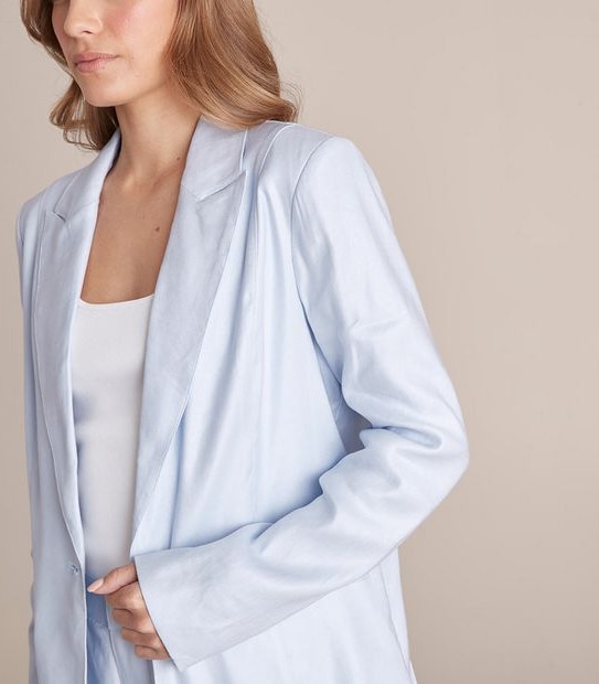 Preview Linen Blend Relaxed Blazer