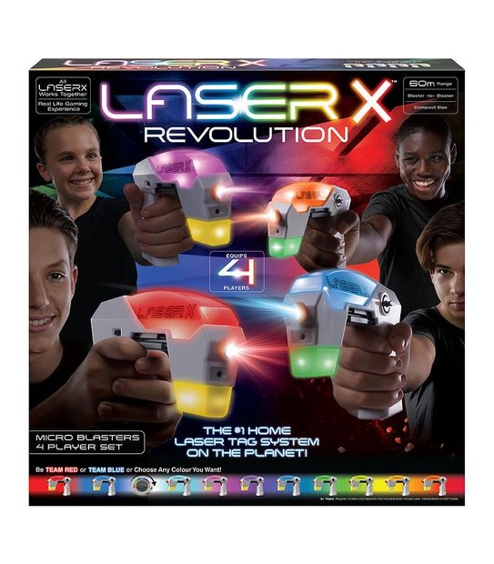Laser X Revolution Micro EVO B2 Blasters - 4 Pack