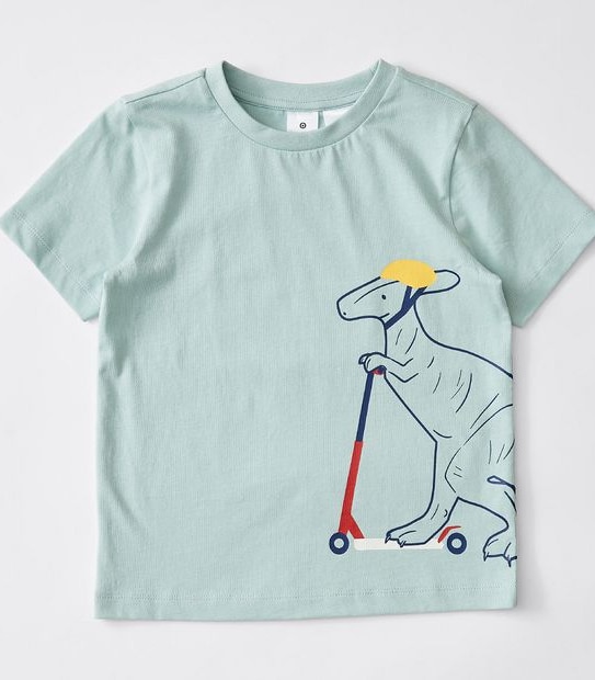 Skating Dinosaur Pyjama Set - Blue/Green