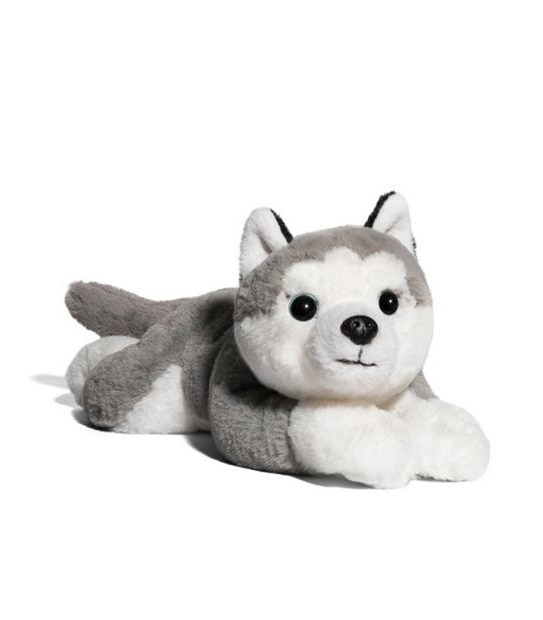 FAO Schwarz - Toy Plush Lying Husky 15"