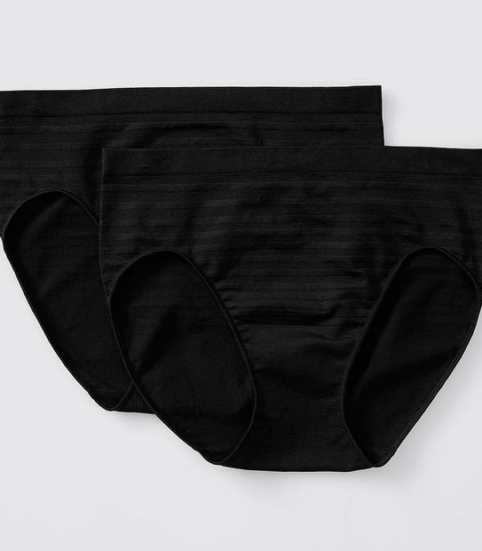 2 Pack Matte and Shine Midi Briefs