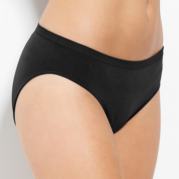 Seamfree Bikini Briefs - Black Seamfree Bikini Briefs - Black