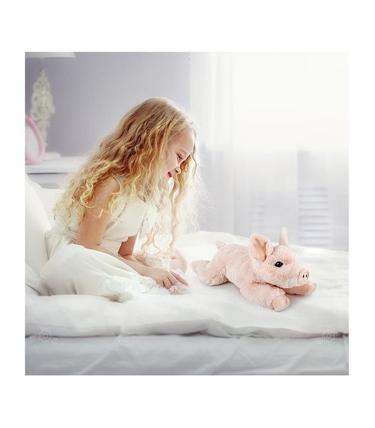 FAO Schwarz - Lying Pig 15" - Plush