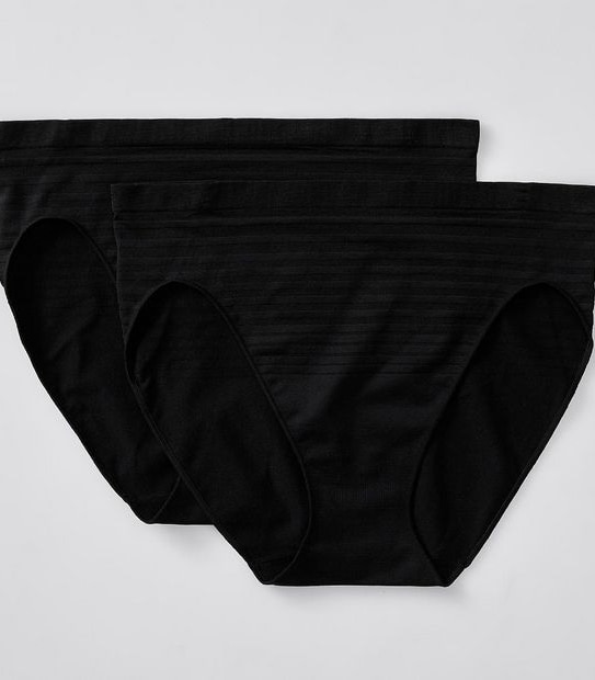 2 Pack Fuller Figure Seamfree High Cut Briefs; Style: LHF83608FF
