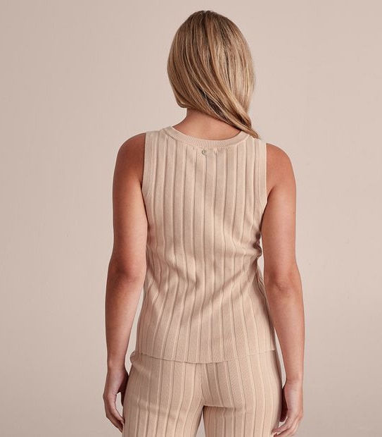 Dannii Minogue Petites Knitted Rib Tank Top 2 of 6