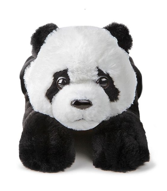 FAO Schwarz - Toy Plush Lying Panda 15inch