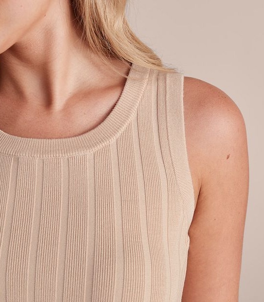 Dannii Minogue Petites Knitted Rib Tank Top 4 of 6