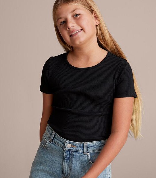 Ribbed T-shirt