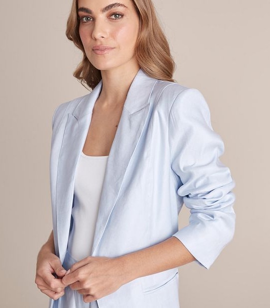 Preview Linen Blend Relaxed Blazer