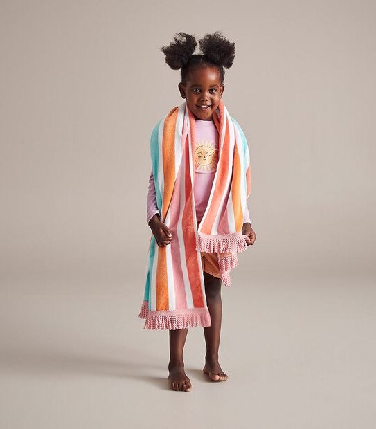 Kids Striped Beach Towel