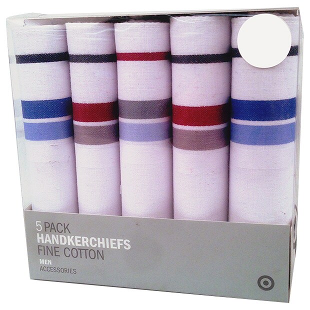 5 Pack Assorted Handkerchiefs Target Australia