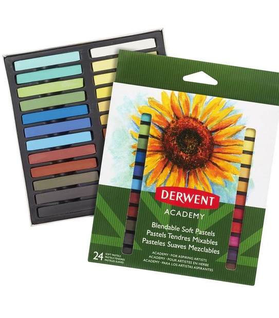 Derwent Academy Soft Pastels - 24 Pack