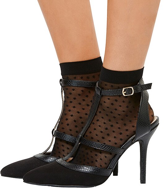 Polka Dot Ankle Highs