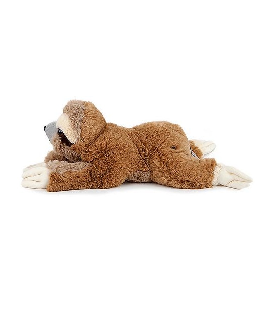 FAO Schwarz Plush Lying Baby Sloth 15"