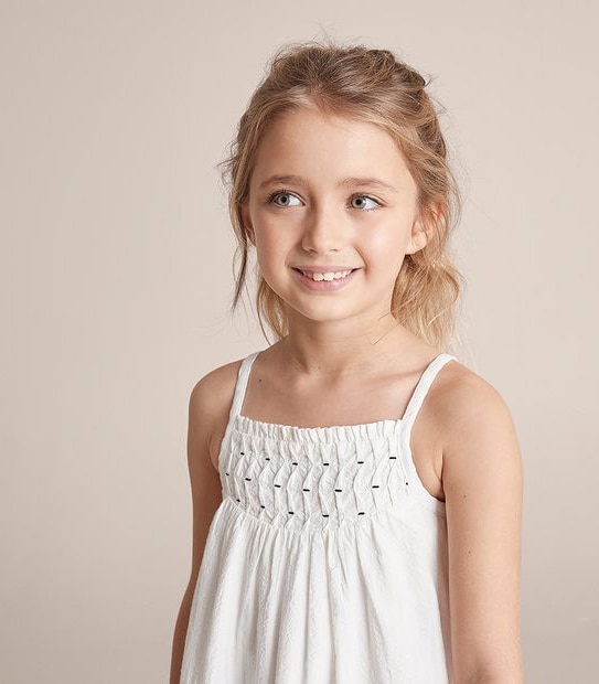 Pintuck Dress