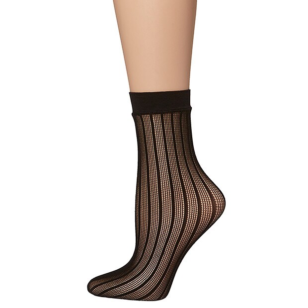 Striped Ankle Highs Striped Ankle Highs