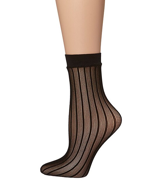 Striped Ankle Highs