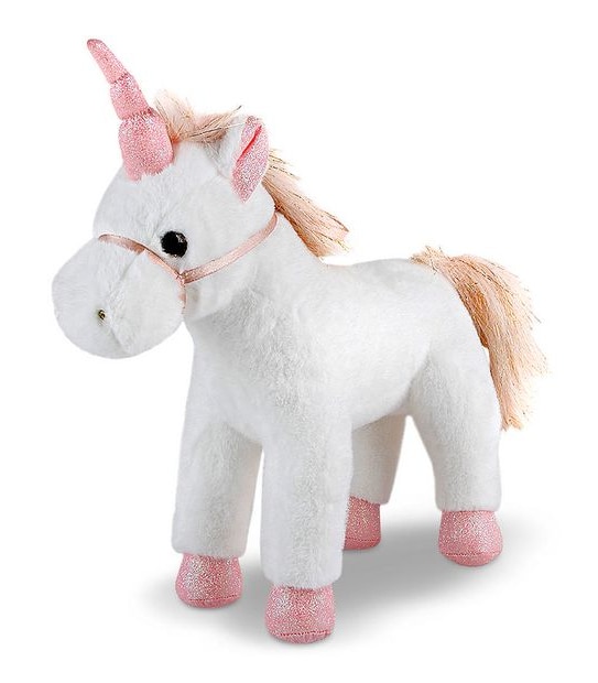 FAO Schwarz - Sparklers - Toy Plush Glitter Unicorn 12-inch