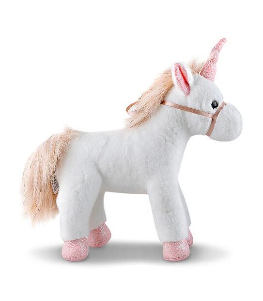 FAO Schwarz - Sparklers - Toy Plush Glitter Unicorn 12-inch