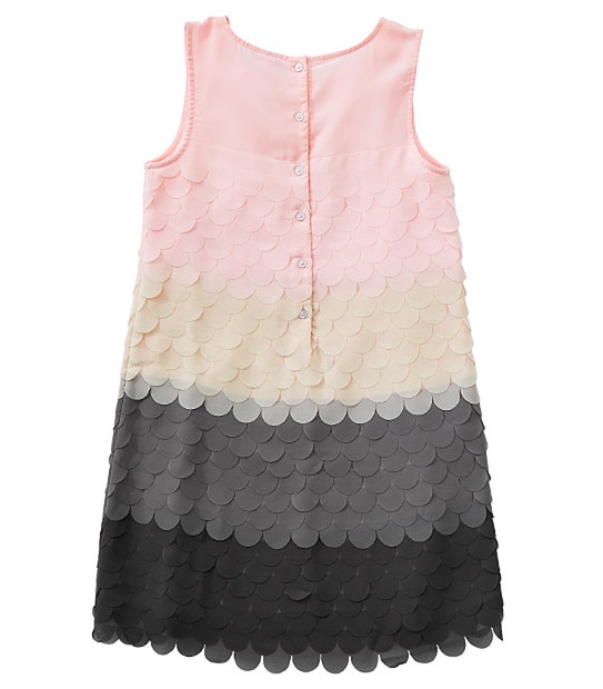 Girls' Scalloped Dress