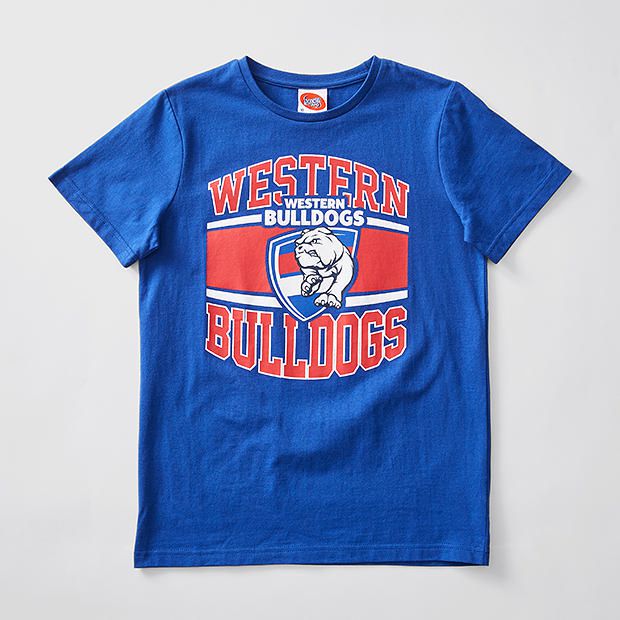 AFL Western Bulldogs Short Sleeve Youth TShirt Target Australia