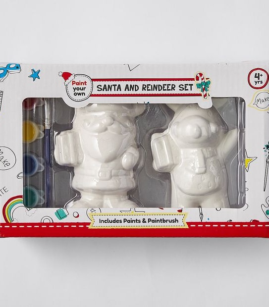 Paint Your Own Santa & Reindeer Kit