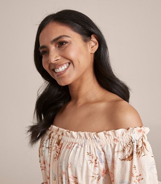 Dannii Minogue Petites Off Shoulder Midi Dress