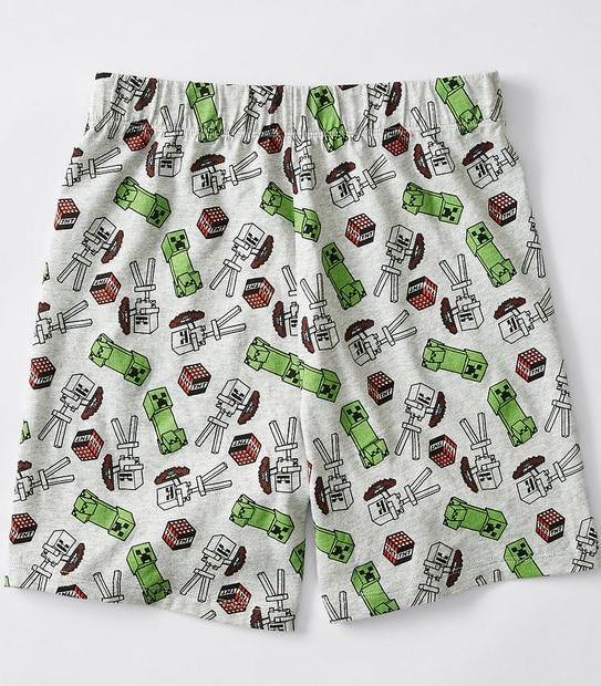 Minecraft Knit Pyjama Set - Grey