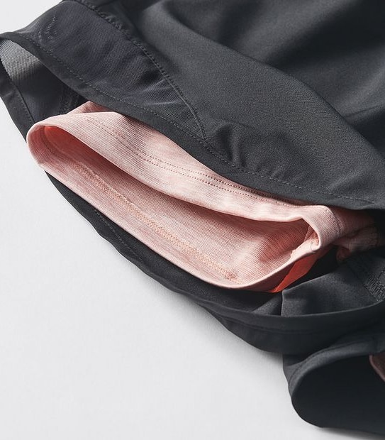 Fila Claudia Two Layer Shorts - Black/Pink