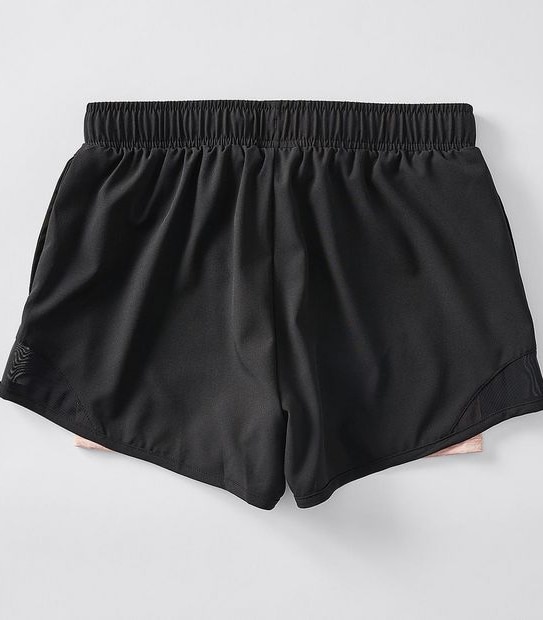 Fila Claudia Two Layer Shorts - Black/Pink