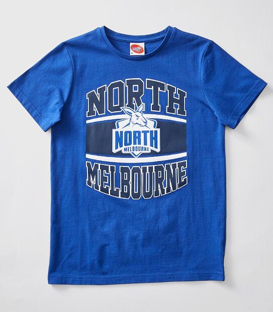 AFL North Melbourne Kangaroos Short Sleeve Youth T-Shirt