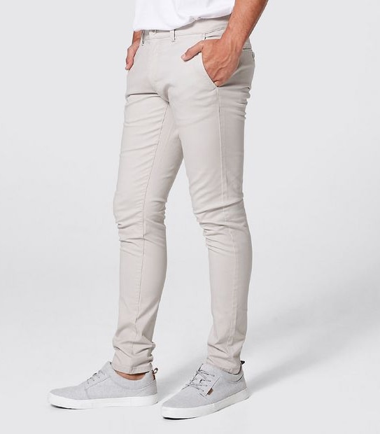 Commons Skinny Chino Pants - Stone