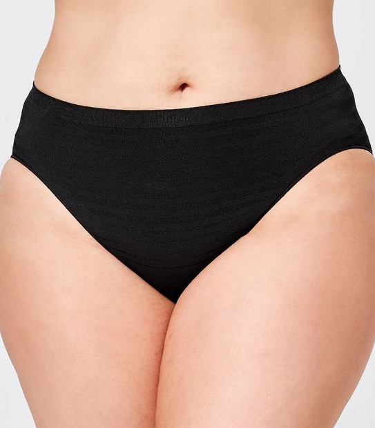 2 Pack Fuller Figure Seamfree High Cut Briefs; Style: LHF83608FF