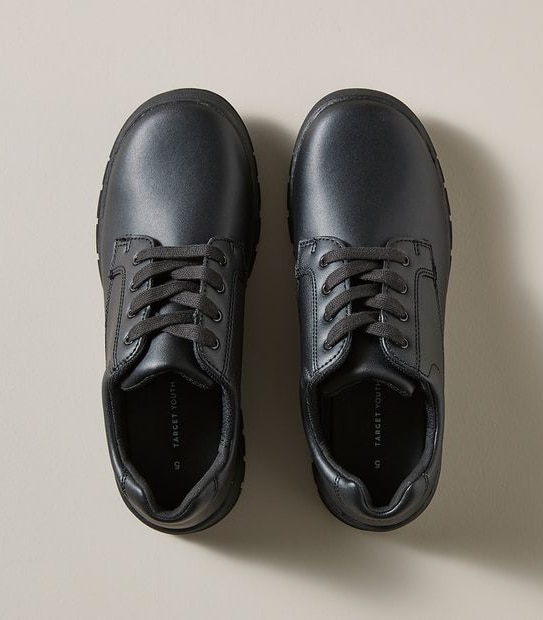 Kids Youth Good Fit Lace-Up Leather School Shoes