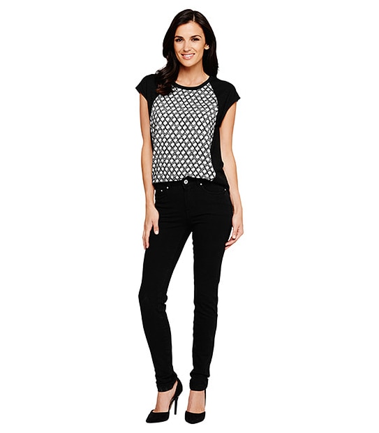 Shape Your Body Skinny Jeans - Black
