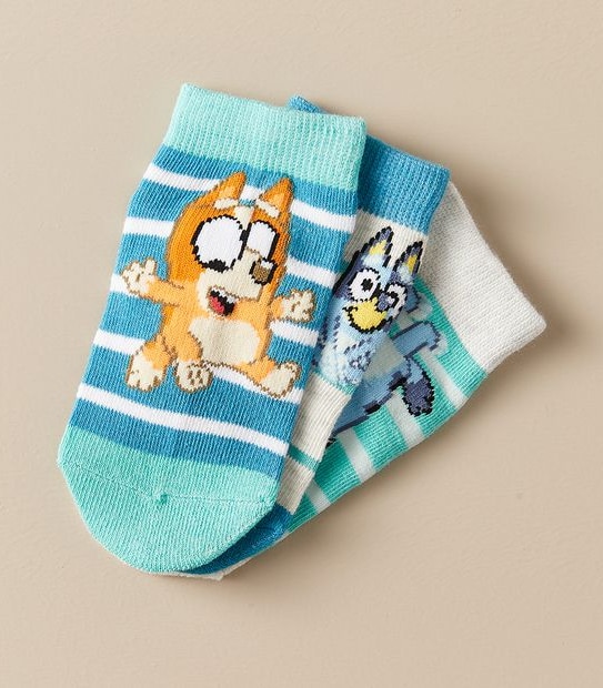 3 Pack Bluey Socks