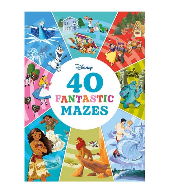 40 Fantastic Mazes (Disney: Deluxe Edition)