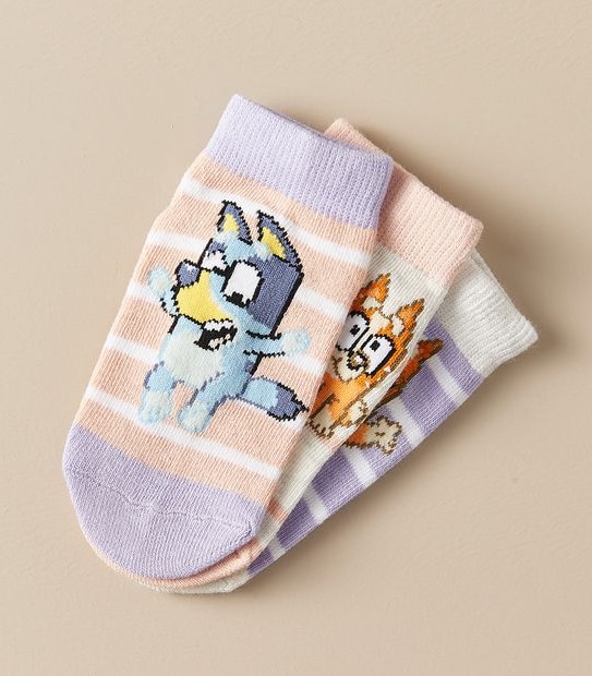 3 Pack Bluey Socks