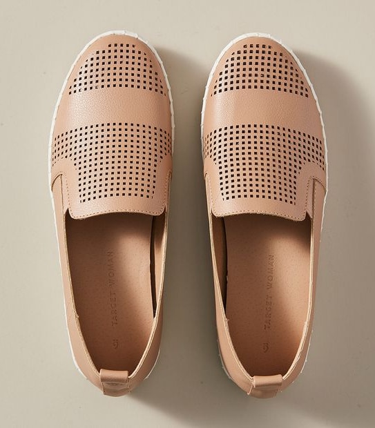 Womens Charlotte Comfort Perferated Slip-On Flats 3 of 3
