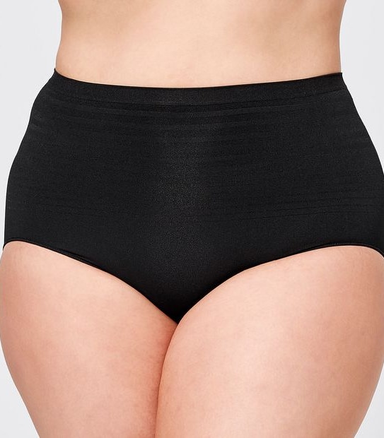 Fuller Figure 2 Pack Matte and Shine Seamfree Full Briefs; Style: LFB83607FF