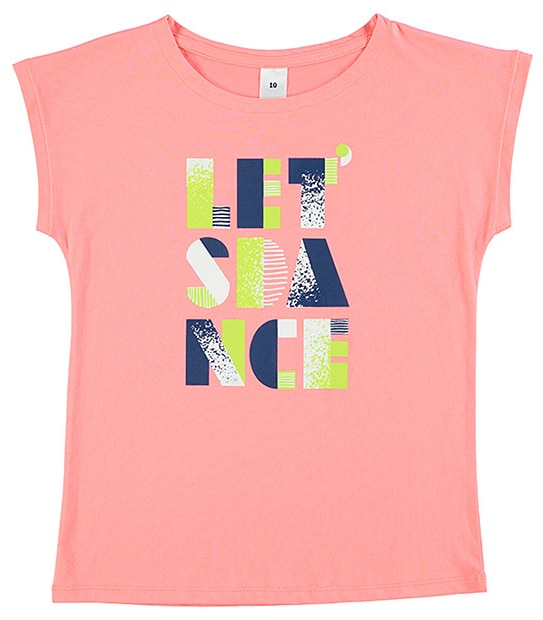 Girls' Short Sleeve Let's Dance Print T-Shirt