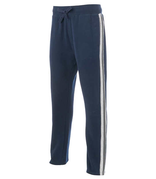 Men's Stripe Trim Track Pants - Navy Blazer