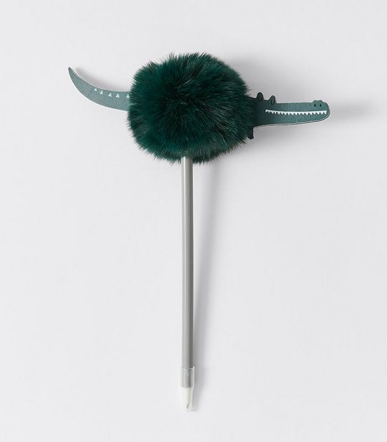 Crocodile Pom Pom Pen