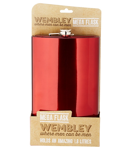 Wembley Mega Flask - Red