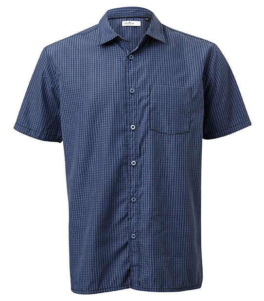 Adamsville Soft Check Shirt - Navy
