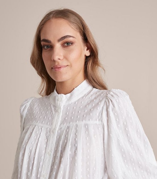 Preview Textured Cotton Dobby Blouse Target Australia